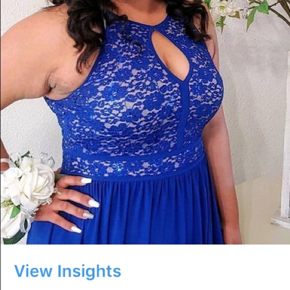Royal blue prom dress - Picture 1 of 5